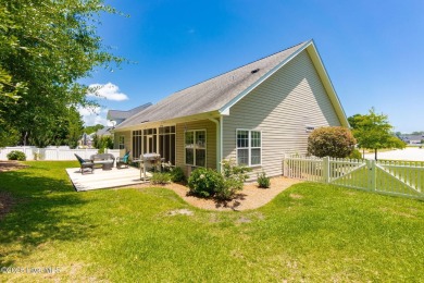 This classic one story, remodeled in 2022, is where modern and on Morehead City Country Club in North Carolina - for sale on GolfHomes.com, golf home, golf lot