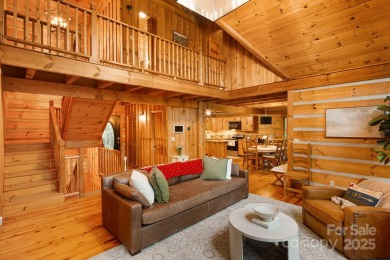 Prepare to fall in love with this beautifully updated mountain on Wolf Laurel Country Club in North Carolina - for sale on GolfHomes.com, golf home, golf lot