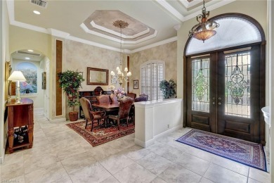 This pristine Mediterranean-style residence, custom-built by on Verandah Golf Course and Club in Florida - for sale on GolfHomes.com, golf home, golf lot