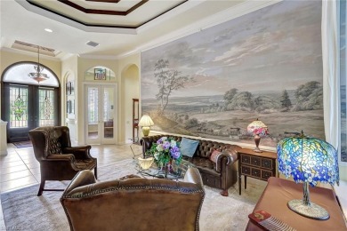 This pristine Mediterranean-style residence, custom-built by on Verandah Golf Course and Club in Florida - for sale on GolfHomes.com, golf home, golf lot