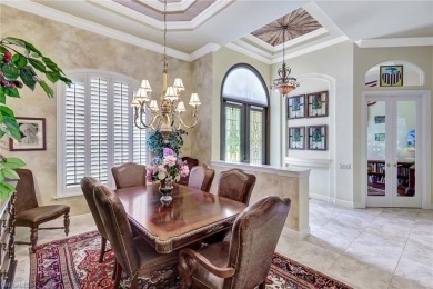 This pristine Mediterranean-style residence, custom-built by on Verandah Golf Course and Club in Florida - for sale on GolfHomes.com, golf home, golf lot