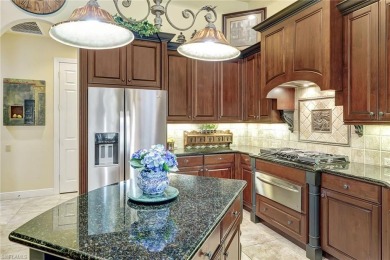 This pristine Mediterranean-style residence, custom-built by on Verandah Golf Course and Club in Florida - for sale on GolfHomes.com, golf home, golf lot