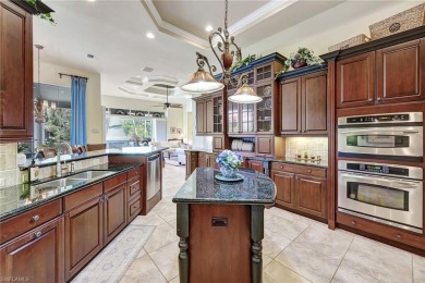 This pristine Mediterranean-style residence, custom-built by on Verandah Golf Course and Club in Florida - for sale on GolfHomes.com, golf home, golf lot
