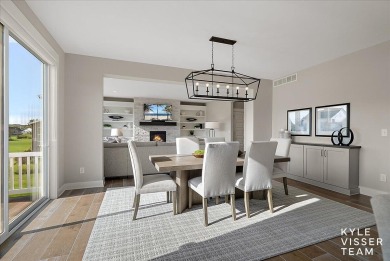 Stunning 2018 built home in one of Byron Center's most desirable on Railside Golf Club in Michigan - for sale on GolfHomes.com, golf home, golf lot