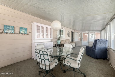 Great curb appeal to this corner lot 2 bed 2 bath furnished home on Fountain of the Sun Country Club in Arizona - for sale on GolfHomes.com, golf home, golf lot