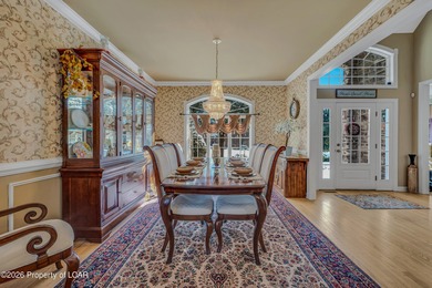 Private tree-lined driveway leads to this stunning 5 bedroom 6 on Blue Ridge Trail Golf Club in Pennsylvania - for sale on GolfHomes.com, golf home, golf lot