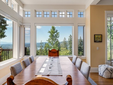 Craftsman-style Iron Horse residence perched above the 14th hole on Iron Horse Golf Club in Montana - for sale on GolfHomes.com, golf home, golf lot