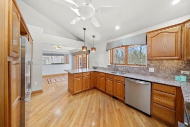Escape to your private retreat! This stunning custom ranch on Big Run Golf Club in Illinois - for sale on GolfHomes.com, golf home, golf lot