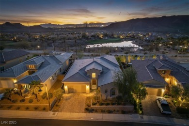 Modern Mediterranean home with iconic Strip views in the on South Shore At Lake Las Vegas in Nevada - for sale on GolfHomes.com, golf home, golf lot
