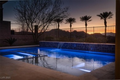 Modern Mediterranean home with iconic Strip views in the on South Shore At Lake Las Vegas in Nevada - for sale on GolfHomes.com, golf home, golf lot