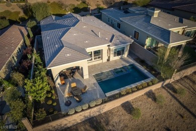 Modern Mediterranean home with iconic Strip views in the on South Shore At Lake Las Vegas in Nevada - for sale on GolfHomes.com, golf home, golf lot
