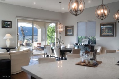 Modern Mediterranean home with iconic Strip views in the on South Shore At Lake Las Vegas in Nevada - for sale on GolfHomes.com, golf home, golf lot