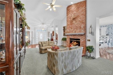 Beautifully maintained 3 bedroom home on the 4th green! This on Hawkridge Golf Course in Missouri - for sale on GolfHomes.com, golf home, golf lot