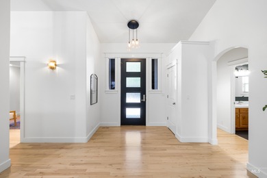 Now priced at $889,000, this elegant single-level home offers on Quail Hollow Golf Club in Idaho - for sale on GolfHomes.com, golf home, golf lot