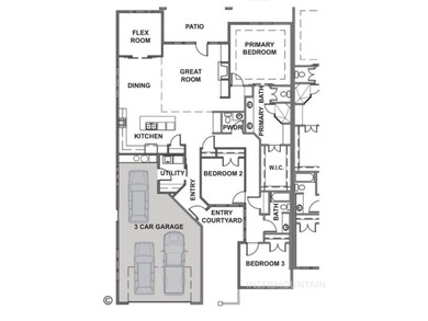 *The Augusta* by Gallery Homes by Varriale, a single level on SpurWing Country Club in Idaho - for sale on GolfHomes.com, golf home, golf lot