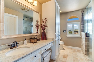 Situated on two premier lots along the #2 Green of Apple Rock in on Apple Rock Golf Course - Horseshoe Bay in Texas - for sale on GolfHomes.com, golf home, golf lot