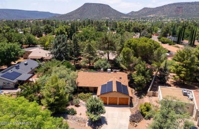 This is one of those homes that has a timeless contemporary on Oakcreek Country Club in Arizona - for sale on GolfHomes.com, golf home, golf lot