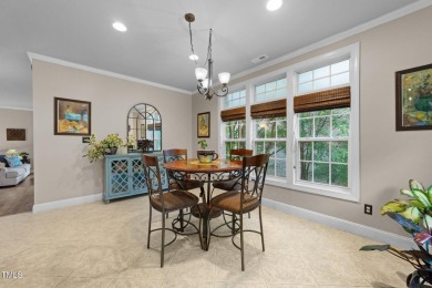 Spacious, elegant end-unit townhome with golf course view in on TPC at Wakefield Plantation in North Carolina - for sale on GolfHomes.com, golf home, golf lot