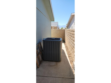 Presenting this well-maintained 3-bedroom, 2-bath home built in on Palm Desert Greens Country Club in California - for sale on GolfHomes.com, golf home, golf lot