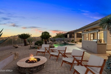 This stunningly remodeled Avron Star Chaser model with a casita on Legend Trail Golf Club in Arizona - for sale on GolfHomes.com, golf home, golf lot