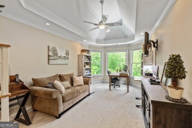Imagine embracing summer mornings on your private deck, coffee on Canongate At Flat Creek Club in Georgia - for sale on GolfHomes.com, golf home, golf lot