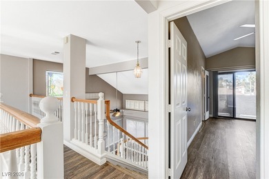 This 2-story home is located in Painted Desert, a guard-gated on Painted Desert Golf Club in Nevada - for sale on GolfHomes.com, golf home, golf lot