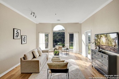 Soaring ceilings, sweeping views, and effortless living define on Tapatio Springs Country Club and Resort in Texas - for sale on GolfHomes.com, golf home, golf lot