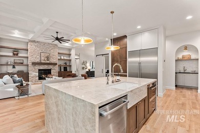 Welcome to this timeless estate perched above SpurWing's iconic on SpurWing Country Club in Idaho - for sale on GolfHomes.com, golf home, golf lot