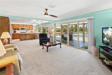 Single-Story Pool Home Overlooking the 14th Fairway of Canyon on Canyon Crest Country Club in California - for sale on GolfHomes.com, golf home, golf lot