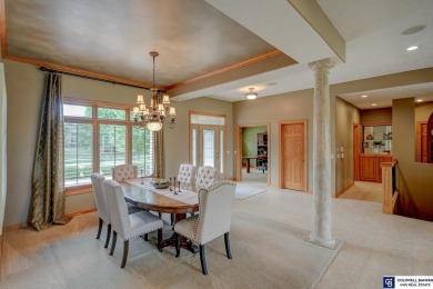 Indulge in luxury at this elegant ranch-style home in the on Wilderness Ridge Golf Club in Nebraska - for sale on GolfHomes.com, golf home, golf lot