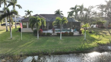 This impeccably maintained and beautifully designed waterfront on Burnt Store Golf Club in Florida - for sale on GolfHomes.com, golf home, golf lot