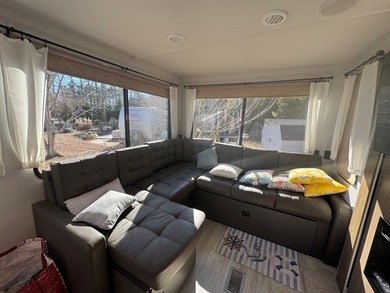 This is a rare treat.  Brand New 2025 Wildwood camper.  Just on Captains Cove Golf and Yacht Club in Virginia - for sale on GolfHomes.com, golf home, golf lot
