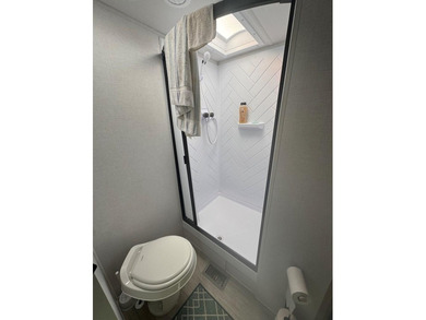 This is a rare treat.  Brand New 2025 Wildwood camper.  Just on Captains Cove Golf and Yacht Club in Virginia - for sale on GolfHomes.com, golf home, golf lot