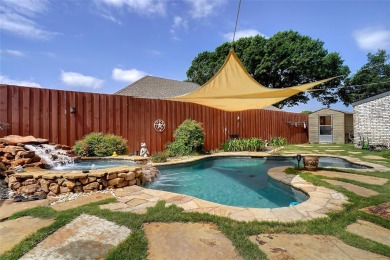 PLANO*LOS RIOS*POOL-SPA W WATERFALL*OUTDOOR KITCHEN W TURBO on Los Rios Country Club in Texas - for sale on GolfHomes.com, golf home, golf lot