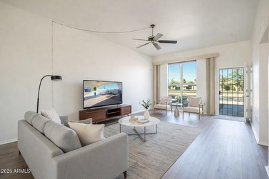 Enjoy easy, lock and leave 55+ living in the heart of Sun City on Sun City Lakes West and East in Arizona - for sale on GolfHomes.com, golf home, golf lot