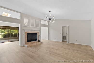 Beautiful flowing split bedroom ranch floor plan situated on the on Carolina Trace Country Club in North Carolina - for sale on GolfHomes.com, golf home, golf lot