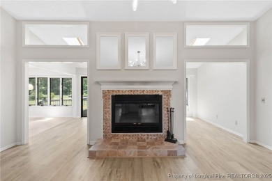 Beautiful flowing split bedroom ranch floor plan situated on the on Carolina Trace Country Club in North Carolina - for sale on GolfHomes.com, golf home, golf lot