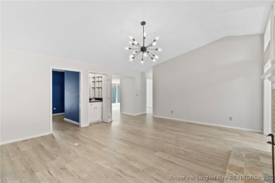 Beautiful flowing split bedroom ranch floor plan situated on the on Carolina Trace Country Club in North Carolina - for sale on GolfHomes.com, golf home, golf lot