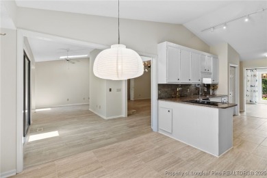 Beautiful flowing split bedroom ranch floor plan situated on the on Carolina Trace Country Club in North Carolina - for sale on GolfHomes.com, golf home, golf lot