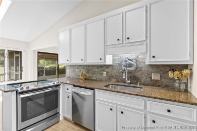 Beautiful flowing split bedroom ranch floor plan situated on the on Carolina Trace Country Club in North Carolina - for sale on GolfHomes.com, golf home, golf lot