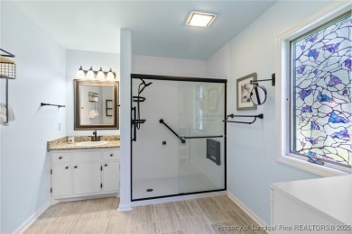 Beautiful flowing split bedroom ranch floor plan situated on the on Carolina Trace Country Club in North Carolina - for sale on GolfHomes.com, golf home, golf lot