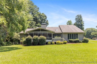 Beautiful flowing split bedroom ranch floor plan situated on the on Carolina Trace Country Club in North Carolina - for sale on GolfHomes.com, golf home, golf lot