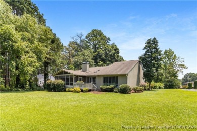 Beautiful flowing split bedroom ranch floor plan situated on the on Carolina Trace Country Club in North Carolina - for sale on GolfHomes.com, golf home, golf lot