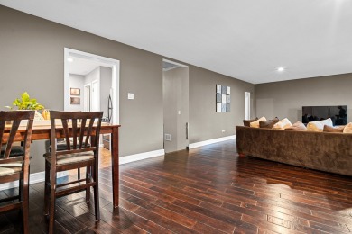 Stunning Stone and Cedar Ranch on a huge corner lot in desirable on White Pines Golf Course in Illinois - for sale on GolfHomes.com, golf home, golf lot