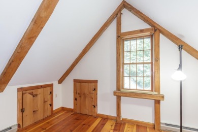 Tucked at the end of a quiet cul-de-sac, this post-and-beam cape on Eastman Golf Links in New Hampshire - for sale on GolfHomes.com, golf home, golf lot