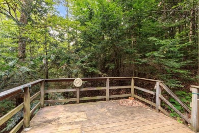 Tucked at the end of a quiet cul-de-sac, this post-and-beam cape on Eastman Golf Links in New Hampshire - for sale on GolfHomes.com, golf home, golf lot