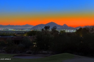 Sophisticated Single-Level Living with Breathtaking City Lights on Ancala Country Club in Arizona - for sale on GolfHomes.com, golf home, golf lot