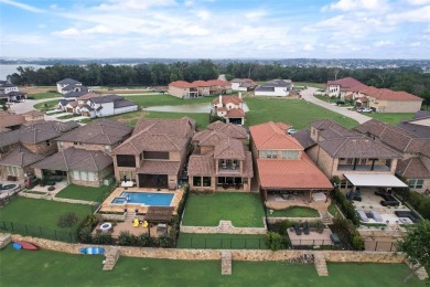 Stunning custom, lakefront home located in the 24 hr gated & on The Golf Club at Resort Eagle Mountain Lake in Texas - for sale on GolfHomes.com, golf home, golf lot