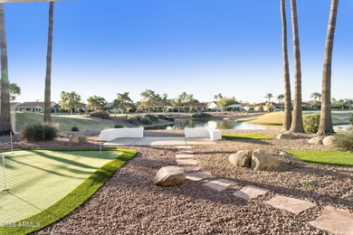 Resort-style living with stunning LAKE, GOLF course, and on Oakwood Golf Club  in Arizona - for sale on GolfHomes.com, golf home, golf lot