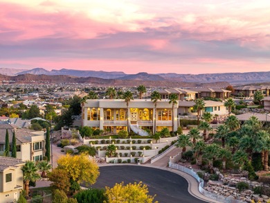 Custom 7,760 SF Home with Panoramic Mountain, Temple & City on St. George Golf Course in Utah - for sale on GolfHomes.com, golf home, golf lot